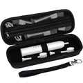 Hooqict Electric Toothbrush Travel Case for Oral-B Pro 1000, 2000, 3000, 3500, 1500 Travel Toothbrush Case Holder with Mesh Pocket Cover Protection, Protective Storage Bag Toothbrush Carrier - color: Black