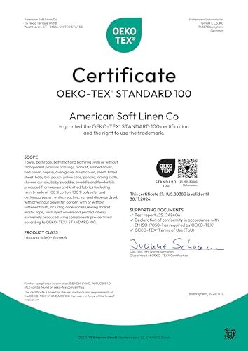 American Soft Linen 100% Cotton Luxury Turkish Towels, 6 Piece Towel Set | Soft Absorbent Quick Dry OEKO Tex Standard 100 Certificated Durable Machine Washable Breathable Premium Hotel Quality - color: Aqua Blue, size: 6PC (2BT + 2HT + 2WC)