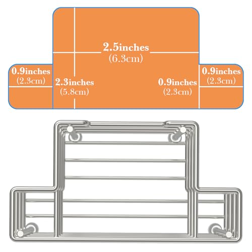 Linkidea Self Adhesive Toothbrush Holder for Shower, Stainless Steel Toothpaste Organizer, 3 Slots Wall Mount/Countertop Stand Compatible with Colgate Extra Clean, Oral-B CrossAction - color: Silver