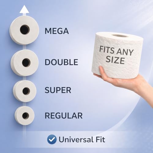 BROOKSTONE Toilet Paper Holder Stand Reserve - Free Standing Toilet Paper Stand with Storage that Holds Mega Rolls, Standing Bathroom Tissue Organizer, Bathroom Decor - Modern Storage Holder, Nickel - color: Nickel