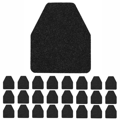 24Pcs Urinal Mats for Men Bathroom Commercial Urinal Floor Mats Urinal Pads for Mens Room Non Slip Splash Toilet Bulk Washable Disposable Large 17Inch x 20.5Inch - size: 24
