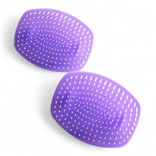 Detangler Hair Brush 2 Pack for Wet & Dry Hair (4×3 in) - Firm Bristle Shampoo Scalp Massage Brush for Shower - Pain-Free Detangling for Women, Men, Kids (Purple) - color: Purple