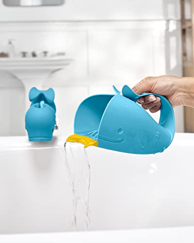 Skip Hop Baby Bath Rinse Cup MOBY Tear-Free Waterfall Rinser Blue Age 0+ - style: Moby Rinser Blue