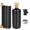 Drain Bladder Kit, Drain Cleaning Bladder With Water Stop Valve Faucet Adapter And 16 3/8ft Garden Hose, Drain Blockage Unclog Kit For Bathroom Drains Kitchen Sinks, Fit 4 To 6 IN Drain Pipes