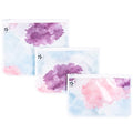 Tiny Twinkle Diaper Bag Organizing Pouches|3 Pack Mess-Proof Clear Front Travel Organizer Bags&TSA Approved Toiletry Bag Set for Baby and Mom Essentials - color: Cotton Candy