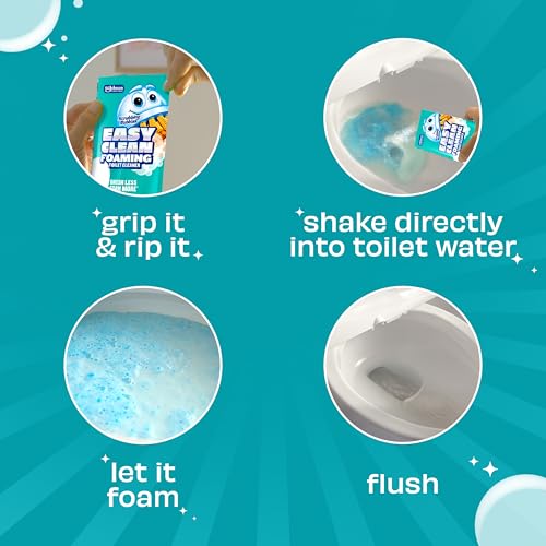 Scrubbing Bubbles Easy Clean Foaming Toilet Bowl Cleaner, Easy Drop In Powder Pouches, 1.75 Ounce (Pack of 12) - size: 2 Count (3.5 Ounce, Pack of 6)