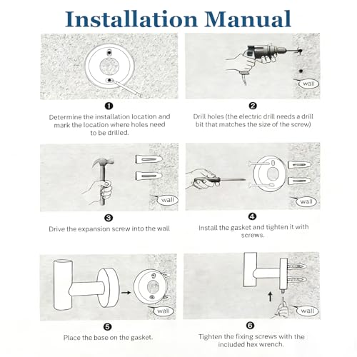 4-Pieces Wall Mount Bathroom Accessories Bathroom Hardware Set,23.6 Inch Stainless Steel Waterproof Towel Bars,Toilet Paper Holder with Shelf,Towel Ring,Coat Hook,Matte Black - color: Matte Black 4pc - Round