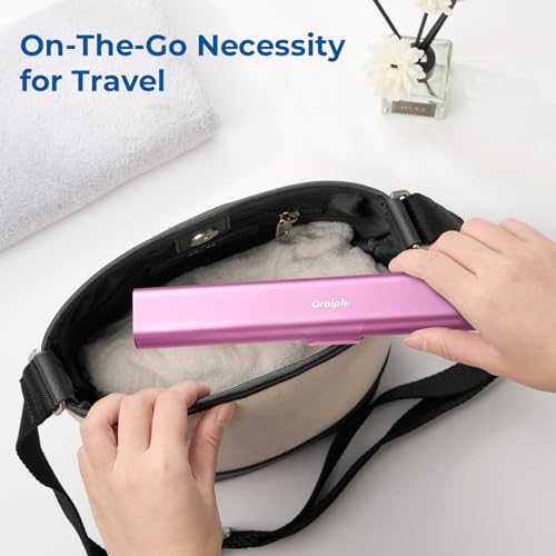 Aluminum Toothbrush Travel Case, Portable Travel Toothbrush Holder, Durable Manual Toothbrush Box Container for Traveling, Bathroom, Camping, Business Trip-Pink - color: Pink, size: 1 Pack (Standard)