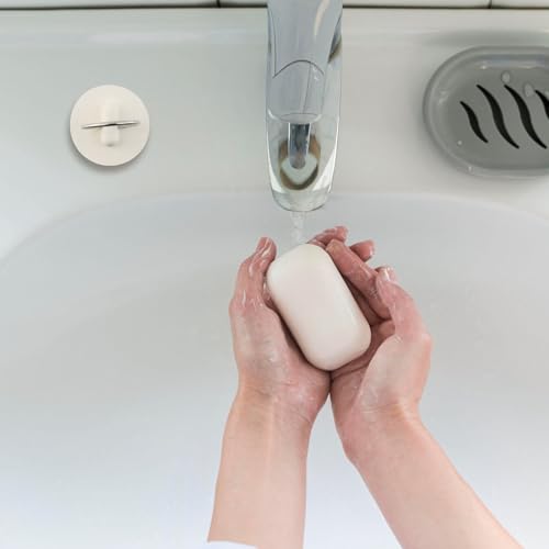 Semetall Drain Stopper 6 Pack 1-1/2" Bath Plugs Rubber White | Sink Plug with Hanging Ring for Bathtub,Bathroom,Kitchen - size: 1-1/2”