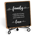 Farmhouse Decor Sign, Home Plaque Wooden with Stand, Housewarming Gifts for Women Men Family, Table Desk Cubicles Accessories for Living Room Bedroom Home Decorations - style: Home Sign 06