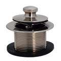 Westbrass D3324-07 1-1/2" NPSM Pull & Drain Bathtub Plug, Coarse Thread, Satin Nickel - color: Satin Nickel