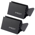 XYKEEY Toothpaste Tube Squeezer - Set of 2 Toothpaste Squeezer Rollers, Metal Toothpaste Tube Wringer Seat Holder Stand (Black) - color: Black