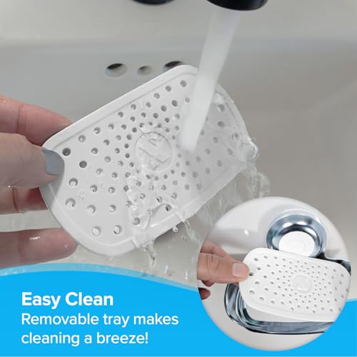 SlipX Solutions Strong Hold Soap Saver, Suction Cup Soap Holder, Must Have Universal Kitchen & Bathroom Shower Accessories (Chrome Finish, Single Tray) - color: Chrome Finish, size: Single Tray (1 Pack)