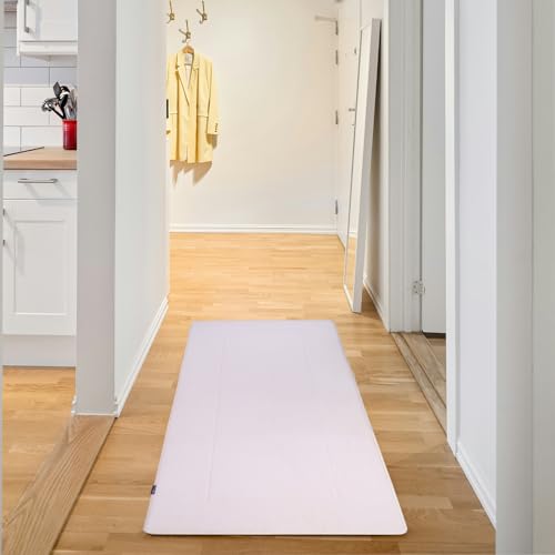 Soft Hallway Runner Rug,Washable Floor Rugs, Non Slip Memory Foam Rug,Super Water Absorption, Suitable for Bathroom Mat, Entrance,Kitchen, Living Room Decor(2x5ft White) - color: New White, size: 2' x 5' (Rectangular)