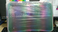 Waterproof Makeup Bag,11.81 x 5.12 x 8.27 inch Iridescent PVC Travel Toiletry Bag with Handle for Women & Men, Portable Cosmetic Pouch for Gym Swim Beach (7531-10) - color: 7531-10
