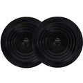 V-TOP Tub Stopper 2 Pack, 6 inches Large Silicone Drain Plug Hair Stopper Flat Suction Cover for Kitchen, Bathroom and Laundry - color: 6" Black