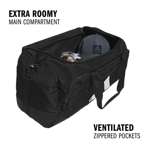 adidas Defender 5 Duffel Bag for Sports, Gym and Travel, Black, OSFA - color: Black, style: Medium (59l)
