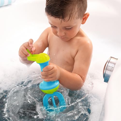 HABA Toddler Bath Toys: Bubble Bath Kids Whisk - for Kids' Sensory Play, Motor Skills, and Bath Time Fun, Blue - style: Blue