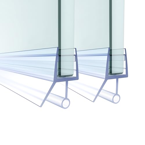 2 PCS 3/16" X 36" Shower Door Bottom Seal | Stop Shower Leaks and Create a Water Barrier - size: For 3/16" Glass