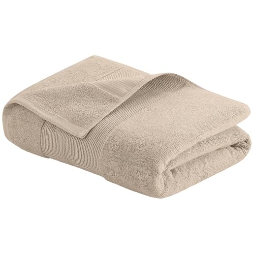 Modern Threads Air Cloud 6-Piece Towel Set - 100% Zero-Twist Cotton, 500 GSM, Quick Dry & Plush, Sand - color: Sand, size: 6 Pcs Towel Set