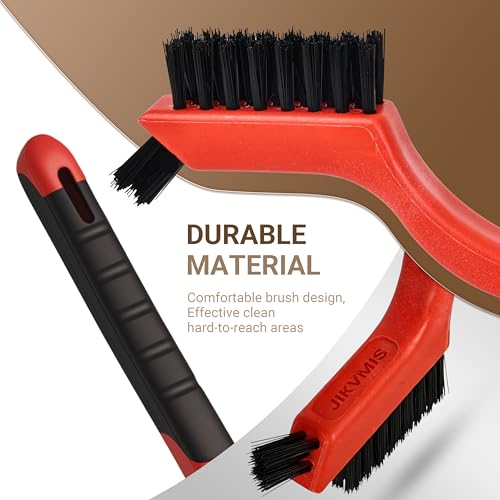 6 Pieces Nylon Brushes Set, Nylon Bristles | Brushes for Cleaning Welding Slag and Rust,Scratch Brush with Mini Head & Hanging Hole for Everyday Cleaning (6, Nylon) - color: Nylon