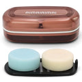AIMAIAIMAI Shampoo Bar Holder Travel Case for Two Bars, Large Soap Container for Bathroom or Travel (1 Pack, Red Style A-Large) - color: Red Style A-large