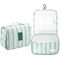 Pengxiaomei Toiletry Bag for Women, Waterproof Hanging Cosmetic Bag Portable Makeup Pouch Multifunction Handle Travel Toiletry Bag for Teen Girl Gifts (Sage Green) - color: Sage Green