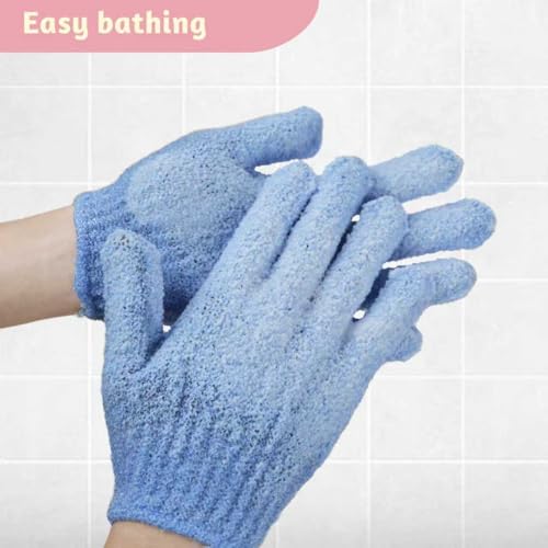 16 Pack Exfoliating Gloves, Body Scrubber Mitt for Dead Skin Removal in Shower, Men and Women - size: 1 Count (Pack of 16)