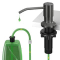 Kitchen Sink Soap Dispenser, Built in SoapDispenser, 47" Extension Tube kit, Counter Lotion Dispenser Pump, No Need More Refills (Gray) - color: Gray
