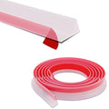 Shower Threshold Water Dam,Walk in Shower Water Guard, Shower Dam Water Barrier Bathroom Sink Splash for Dry And Wet Separation Caulk Seal Strip Edge Trim (39Inch, Transparent) - color: Transparent, style: 39Inch
