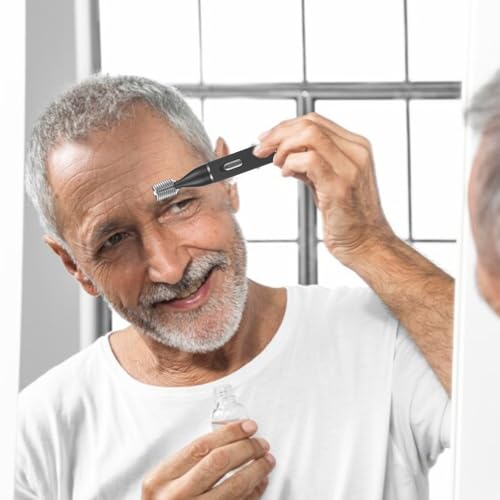 Nose Hair Trimmer for Men and Women, Painless 3 in 1 Men's Ear and Nose Hair Trimmers, 2025 USB-C Rechargeable Facial & Body Detail Hair Trimmer Clipper with High Speed and Dual-Edge Blades - size: 3 in 1+2 heads