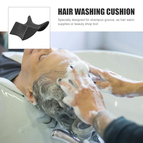 Beaupretty Shampoo Bowl Neck Cushion 8.66X7.48X3.14In Non-Slip Silicone Shampoo Bed Pillow Comfortable Neck Support for Salon Hair Washing and Bathtub Use Reusable Durable - size: 22x19cm
