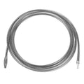 uxcell 1 Pcs Drain Clog Remover 196.8 inch 5 M 10mm Thick, Drain Augers Hair Remover Spring Cable with Electric Drill Connector, Plumbing Snake for Kitchen Sink, Bathtub Drain Toilet - size: 196.8 Inch