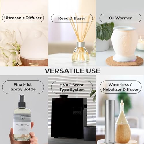 Aroma Country White Tea Luxury Diffuser Oil Refill (4 Fl Oz) | Hotel-Inspired • Long-Lasting Home Fragrance • for Aromatherapy, Reed Diffusers, Diffuser Machines & Room Sprays - size: 4 Fl Oz (Pack of 1)