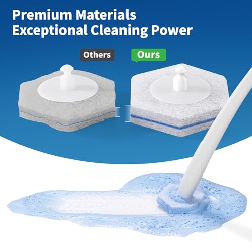 Compatible with Clorox Toilet Wand – Disposable Toilet Brush Head Refills (20 Count), Wand Not Included - size: 20 Count