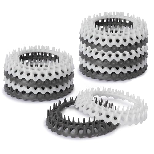 Evriholder Vanity Sink Drain Savers, Secure Fit Hair Catchers Prevent Clogs in Bathroom, Disposable, 3.7-Inch, Gray and White, 12 Pack - size: 12 Count, style: Vanity Sink Savers