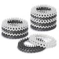 Evriholder Vanity Sink Drain Savers, Secure Fit Hair Catchers Prevent Clogs in Bathroom, Disposable, 3.7-Inch, Gray and White, 12 Pack - size: 12 Count, style: Vanity Sink Savers