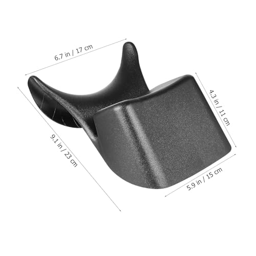 Beaupretty Shampoo Bed Pillow Salon Neck Cushion Silicone Non-Slip Hair Washing Cushion for Bathtub Spa Comfortable Neck Rest for Hair Salon Supplies - size: 23x15cm