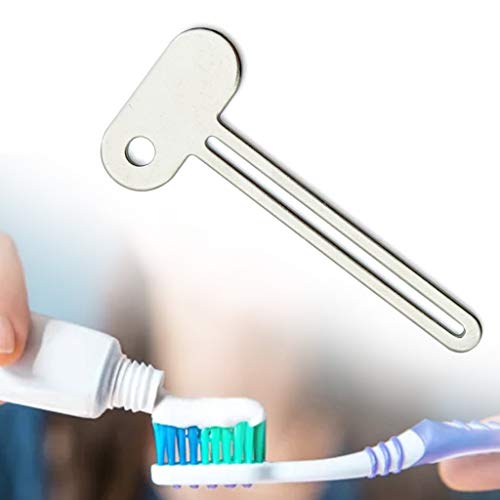 Semicircular Metal Manual Toothpaste Squeezer Stainless Steel Dispenser Tube Squeezer Hand Cream Tube For Key Set Practi Semicircular Tube Dispenser