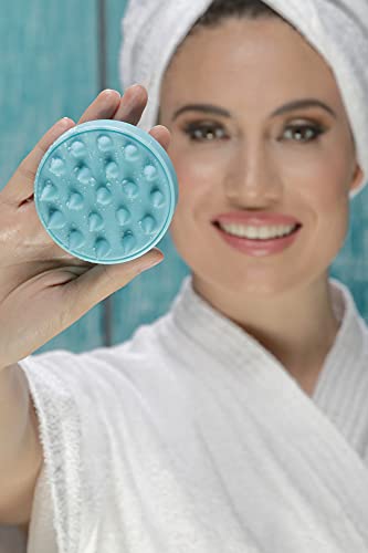 Hair Scalp Massager, Soft Silicone Bristles Scalp Brush for Woman, Men, Kids and Pets -All Hair Types Shampoo Brush
