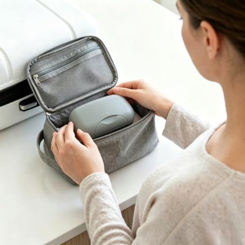 Soap Holder Container, Vonpri Portable Bar Soap Saver Scrubber Case for Bathroom and Kitchen (Grey) - color: Grey