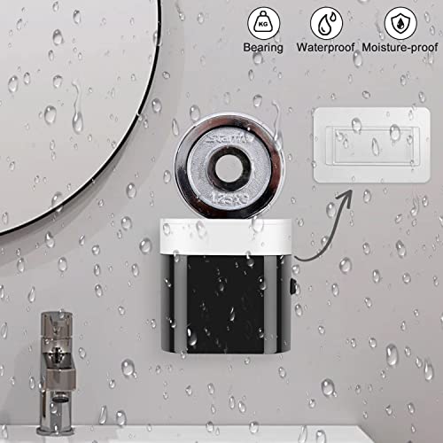 Boperzi Replacement Adhesive Strip for Toothbrush Holder Wall Mounted Toothpaste Dispenser (2 PCS) - color: Transparent