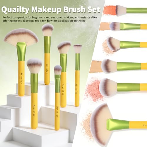 Makeup Brushes, Quality Make Up Brushes 28Pcs Makeup Brushes Set Professional, Beginner Make-up Sets With Case, Soft Brush Kits Sponges Masks Spatula,Travel-Friendly Women Girls Gift Sets - color: The Green Orange
