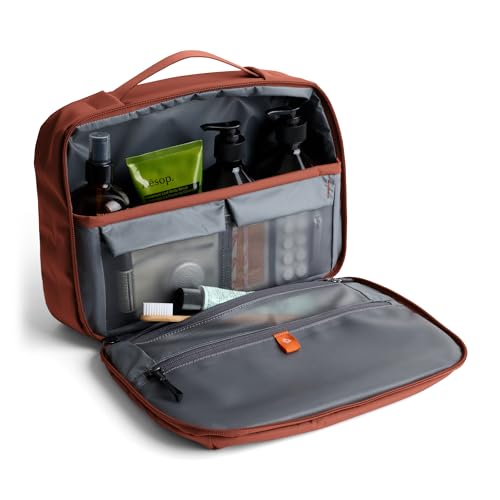 Bellroy Hanging Toiletry Kit Plus (8 Liter Travel Hanging Toiletry Bag) - Clay - color: Clay