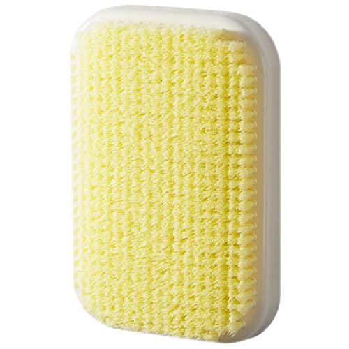 Wall Mounted Back Scrubber for Shower - Large Exfoliating Brush for Shower - Bathing Scrub Brush - Hands-Free Back Brush & Body Scrubber - Shower Accessories - 7.9x11.9in in-Shower Scrubber for Body