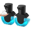 2 Pack Automatic Soap Dispenser,14.2oz/420ML Touchless Automatic Foaming Hand Soap Dispenser,Rechargeabled Wall Mounted Smart Pump for Bathroom Kitchen - color: Black, style: 2 Pack Foam