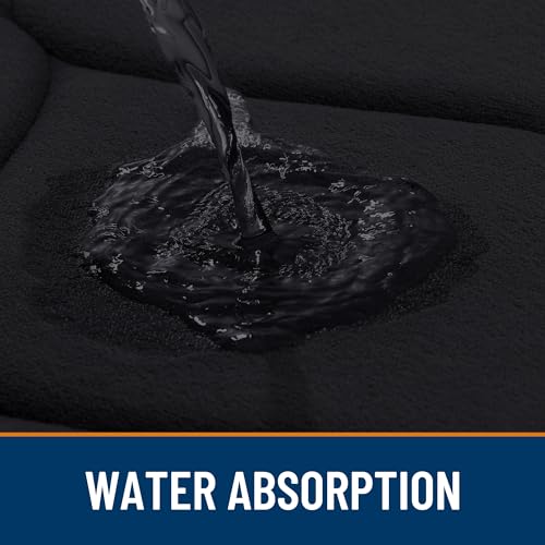 Smiry Memory Foam Bath Mat 24"x16", Ultra Soft Non-Slip Bathroom Rug, Plush Water Absorbent Quick Dry and Machine Washable Floor Mat for Shower, Tub & Home Decor, Black - color: Black, size: 24"x16"