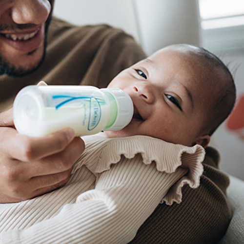 Dr. Brown's Anti-Colic Options+ Narrow Breast to Bottle Pump and Store Feeding Set with Slow Flow Nipples, Baby Bottle Travel Caps and 100% Silicone HappyPaci One-Piece Pacifier - color: Clear