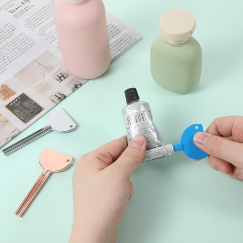 3PCS Metal Tube Squeezer Toothpaste Key Toothpaste Squeezer Tool Stainless Steel Dispenser Tube Squeezers Hand Cream Squeeze Key for Tubes Roller Set for Bathroom Cosmetic, Aids and Accessories