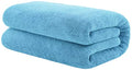 100% Cotton Oversized 40x80 Bath Sheet, Turkish Bath Towels for Bathroom Extra Large, Baby Blue Bath Sheet - color: Baby Blue, size: Bath Sheet 40x80"